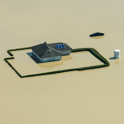 Deutschland versinkt im Hochwasser