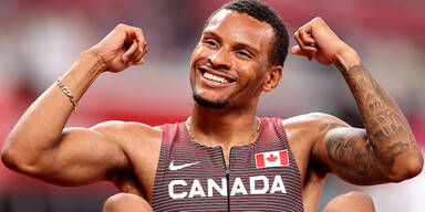 De Grasse feiert Gold &uuml;ber 200-Meter