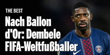 Nach Ballon d'Or: Dembele krönt sich auch zum FIFA-Weltfußballer