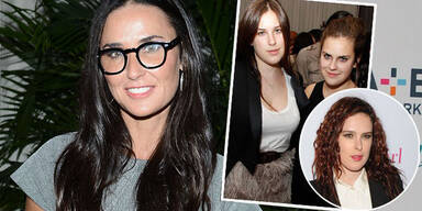 Demi Moore, Rumer, Tallulah , Scout