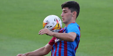 Yusuf Demir bei einem Testspiel des FC Barcelona