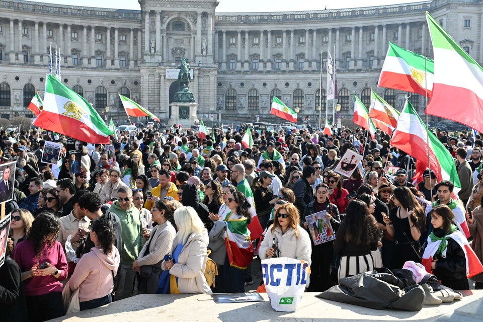 Iran-Demo in Wien