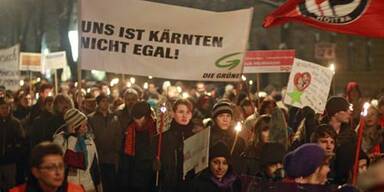 Kärntner protestieren gegen BZÖ/FPK