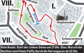 Tausende bei Demo gegen Rechte