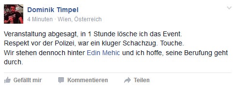 Rülpser-Demo ist abgesagt