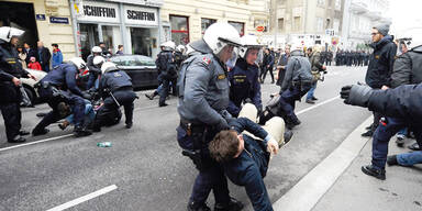 Demo Wien Polizei