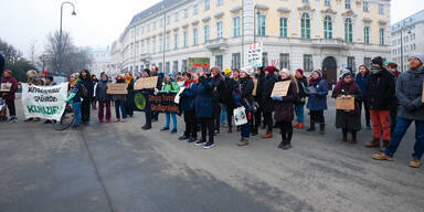 1. Demo: Klima-Sch&uuml;ler sind sauer