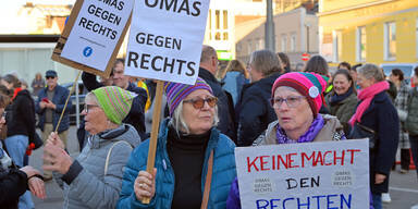 Demo gegen FP&Ouml;