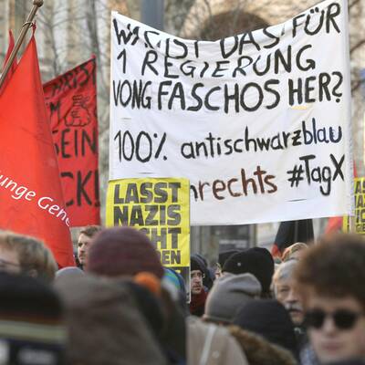 #TagX: Demos gegen Türkis-Blau