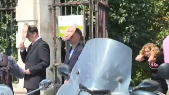 Pfeifkonzert bei Orban-Besuch