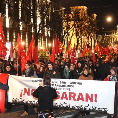 Demo gegen Burschenschafter-Ball