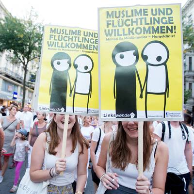 20.000 bei Asyl-Demo in Wien