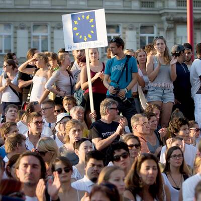 20.000 bei Asyl-Demo in Wien