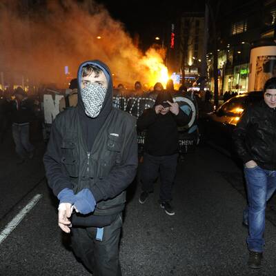 Demos vor dem Akademikerball