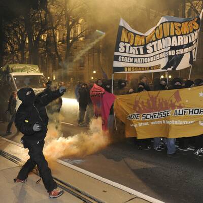 Demos vor dem Akademikerball