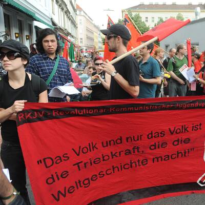 Demonstration gegen WEF-Gipfel