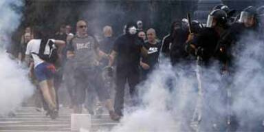 Randale bei Schwulen-Parade in Budapest