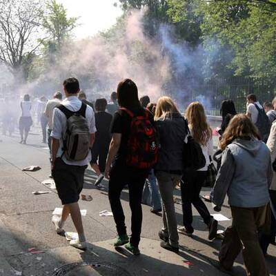 Schülerdemo in Linz
