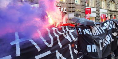 600 Personen bei ''Grenzen t&ouml;ten''-Demo