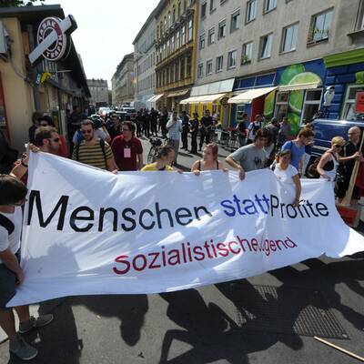 Demonstration gegen WEF-Gipfel