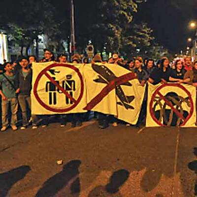 Demo gegen Abschiebung in Wien