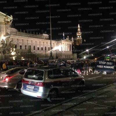 Anti-ISIS-Demo legt Ring lahm
