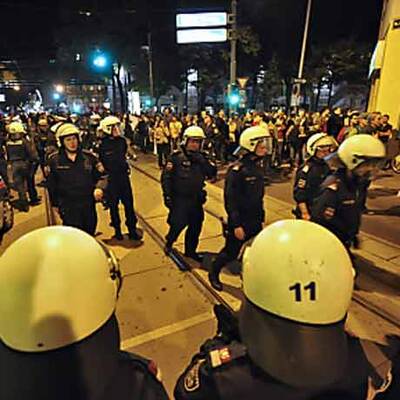 Demo gegen Abschiebung in Wien