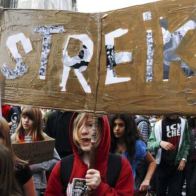 Schülerdemo in Linz