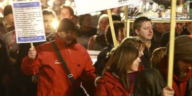 Kärntner protestieren gegen BZÖ/FPK