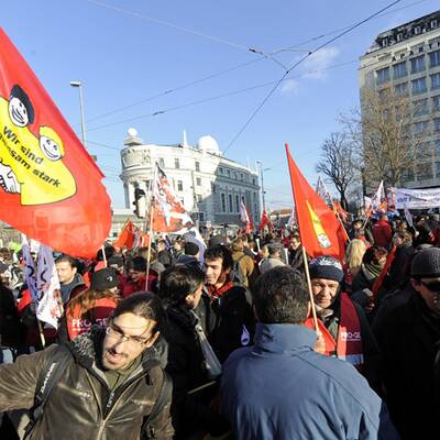 Demo gegen Sparpaket