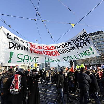 Demo gegen Sparpaket