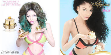 Popstar polarisiert mit bleichender Hautcreme