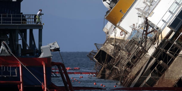 Costa Concordia wird geborgen