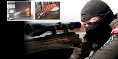 Cobra verhindert mit Sch&uuml;ssen Detonation