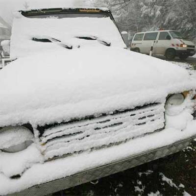 Wintereinbruch in Europa