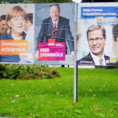Deutsche Wahlplakate