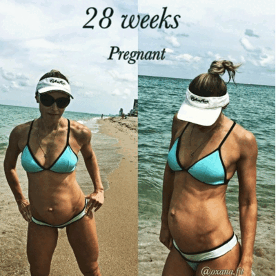 Die neue Sixpack-Schwangere