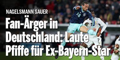 Fan-Ärger in Deutschland: Pfiffe für Ex-Bayern-Star