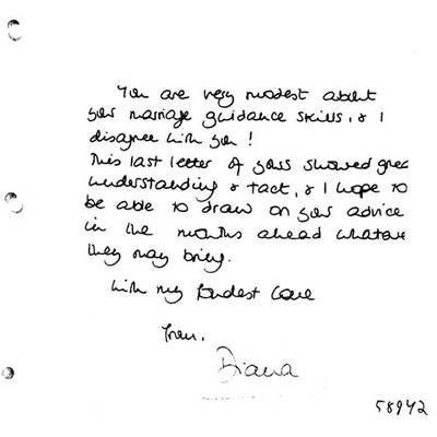 Dianas Briefe an den Schwiegervater