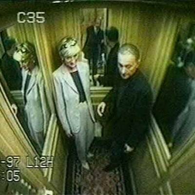 Lady Di kurz vor der Todesfahrt