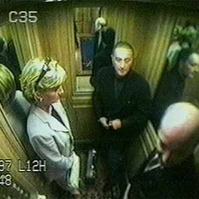 Lady Di kurz vor der Todesfahrt