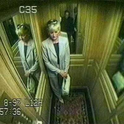 Lady Di kurz vor der Todesfahrt