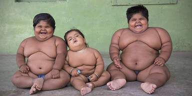 Das sind die dicksten Geschwister der Welt