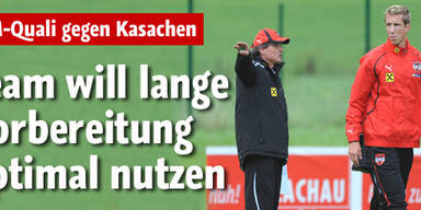Lange Vorbereitung auf Kasachen