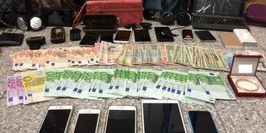 Polizei fand Diebesgut und Bargeld