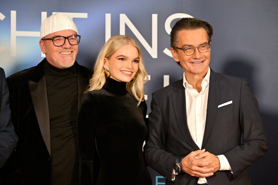 DJ Ötzi mit Tochter Lisa-Marie, ORF-Boss Roland Weißmann. 