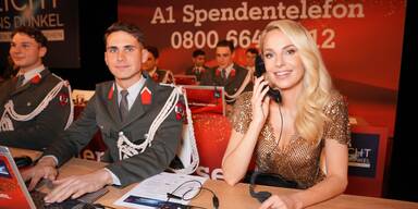 Silvia Schneider am Spendentelefon