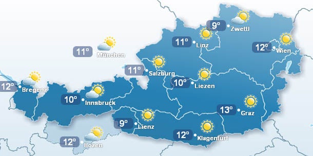 Fünf Tage Sonnenschein