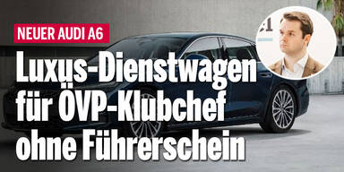 Luxus-Dienstwagen für ÖVP-Klubchef ohne Führerschein