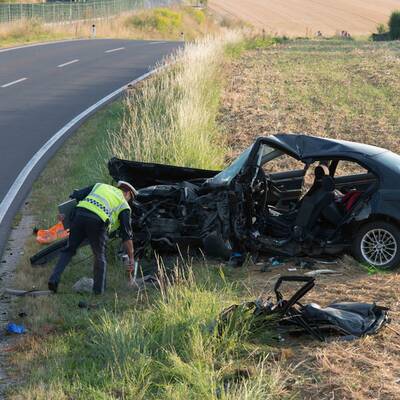 Toter bei Frontal-Crash in Oberösterreich